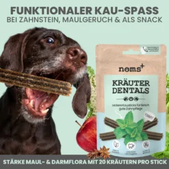 Noms+ Kräuter Dentals Für Hunde -Virbac Store nomsplus kraeuter dentals hunde3