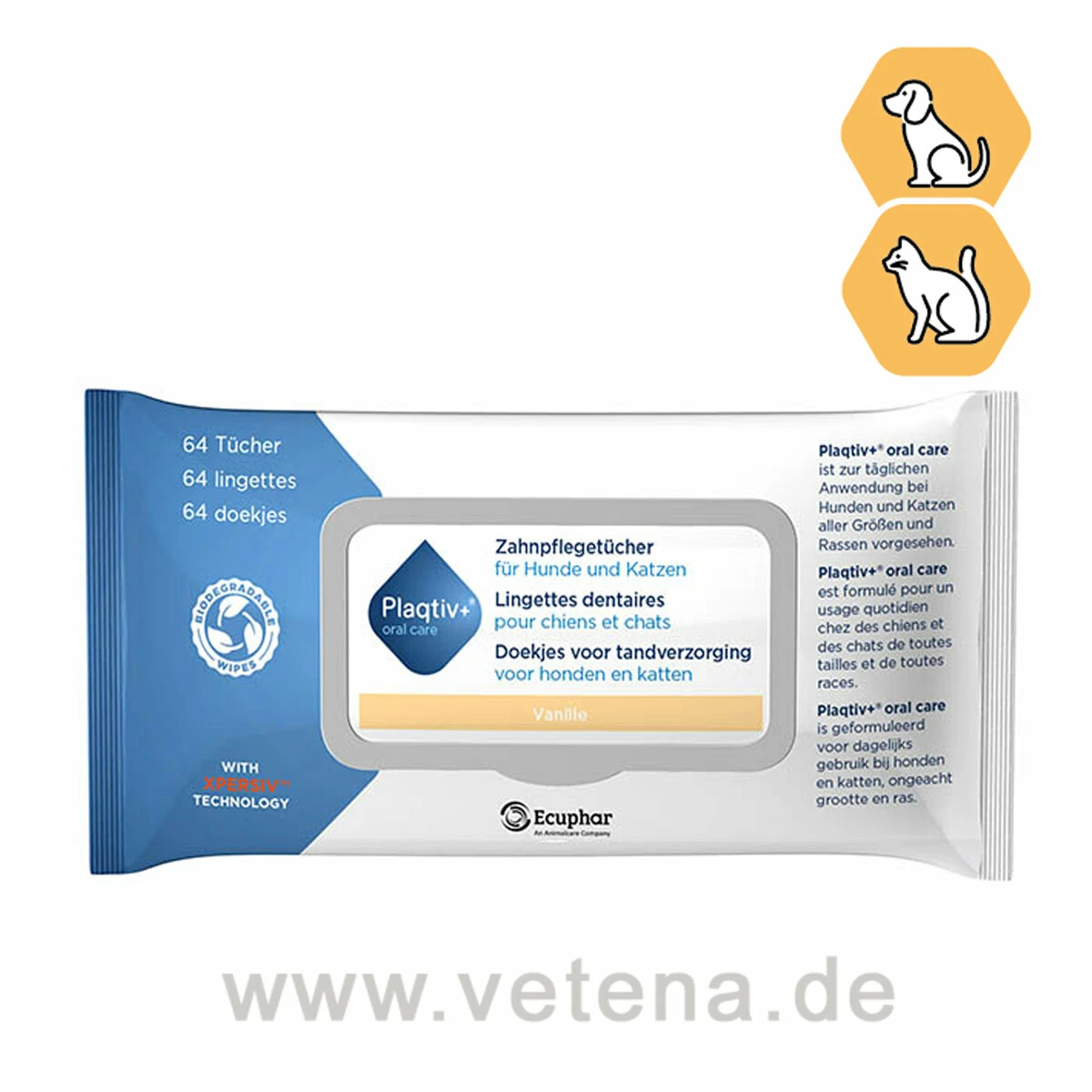 Plaqtiv+ Zahnpflegetücher 1 Plaqtiv+ Zahnpflegetücher