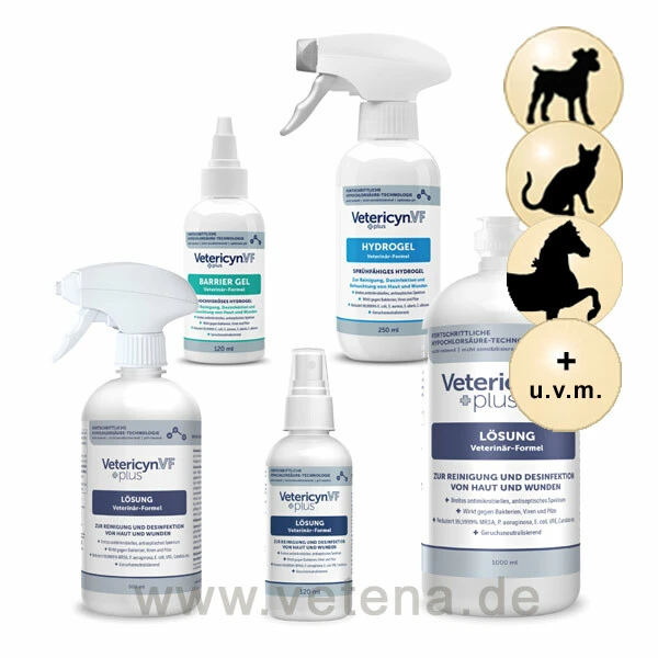 Vetericyn VF Plus Lösung + Hydro-Gel + Barrier Gel 1 Vetericyn VF Plus Lösung + Hydro-Gel + Barrier Gel